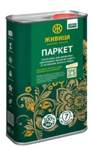 Масло для паркета  бесцветное 1 л Живица PRO 